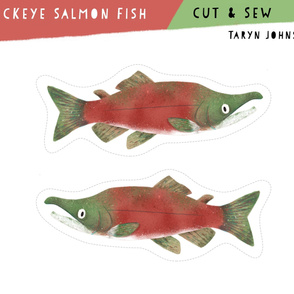 Cut & Sew - Sockeye Salmon Fish