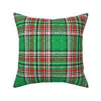 Distressed green + red (MATCHING) Stewart plaid by Su_G_©SuSchaefer