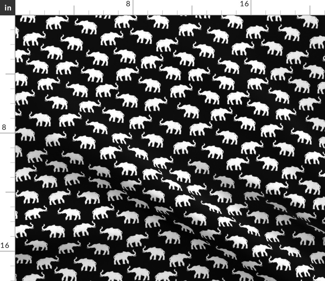 Elephants on Parade Black