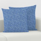 Dots on solid evening blue