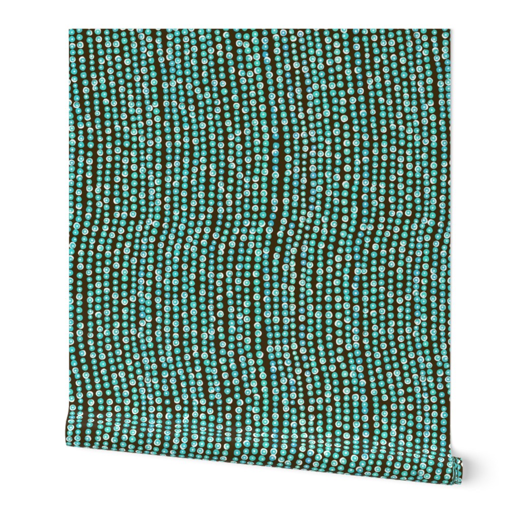 Puka Shells Aqua on Coffee 150L