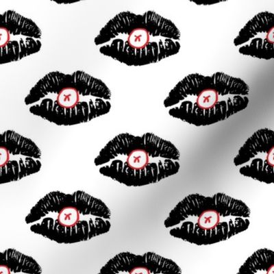 Vamp Lips Buttoned