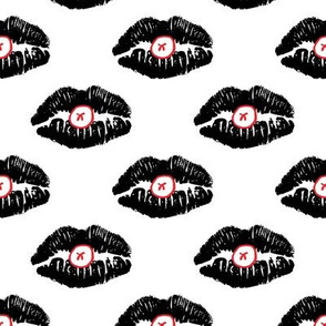 Vamp Lips Buttoned