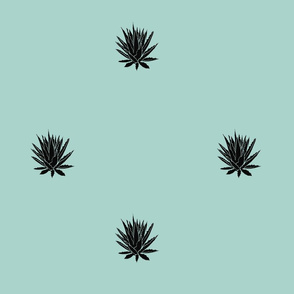 Agave Plant Fabric Wallpaper and Home Decor  Spoonflower
