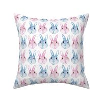  rabbit  pastel nursery cute, boho baby bunny