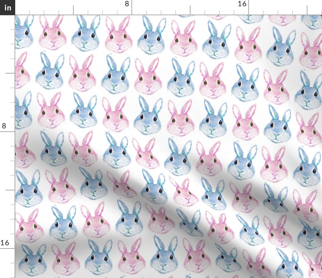  rabbit  pastel nursery cute, boho baby bunny