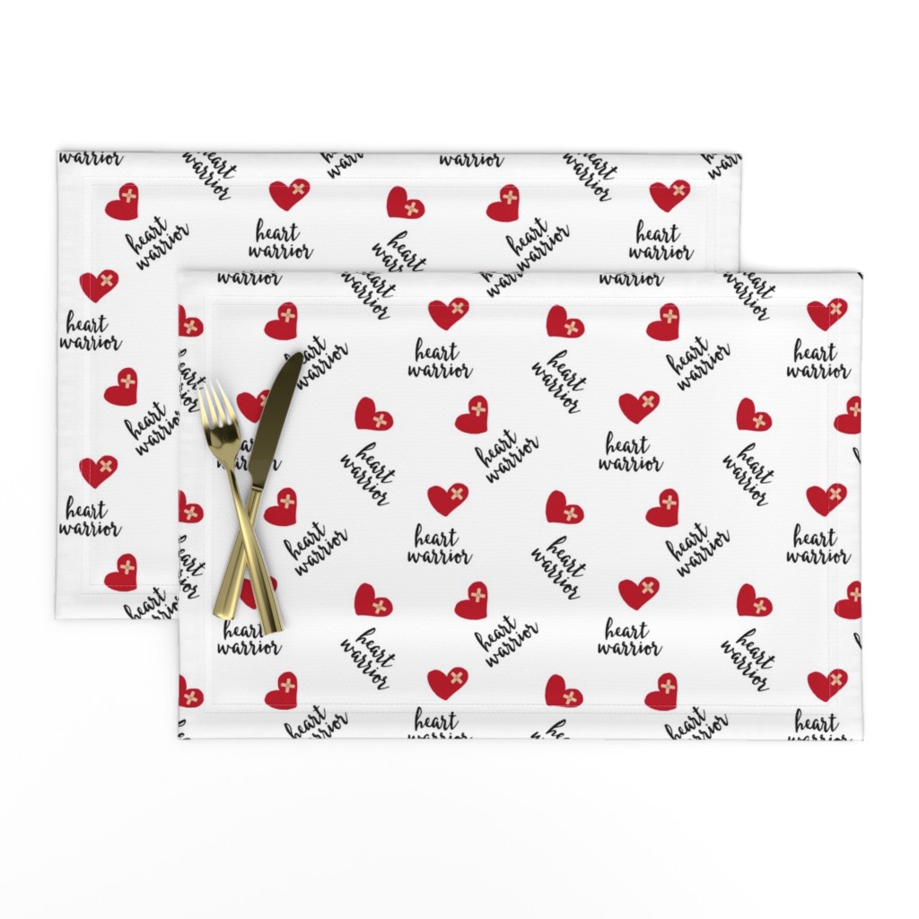 heart warrior || CHD fabric