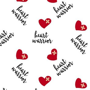 heart warrior || CHD fabric