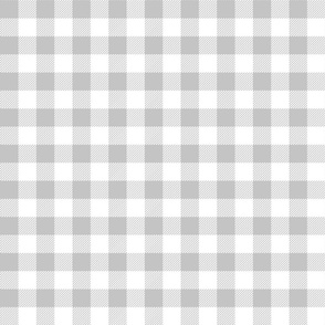 gingham fabric // buffalo plaid design nursery baby design - grey