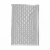 arrow fabric // nursery baby design - grey