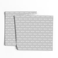 arrow fabric // nursery baby design - grey