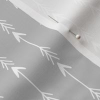 arrow fabric // nursery baby design - grey
