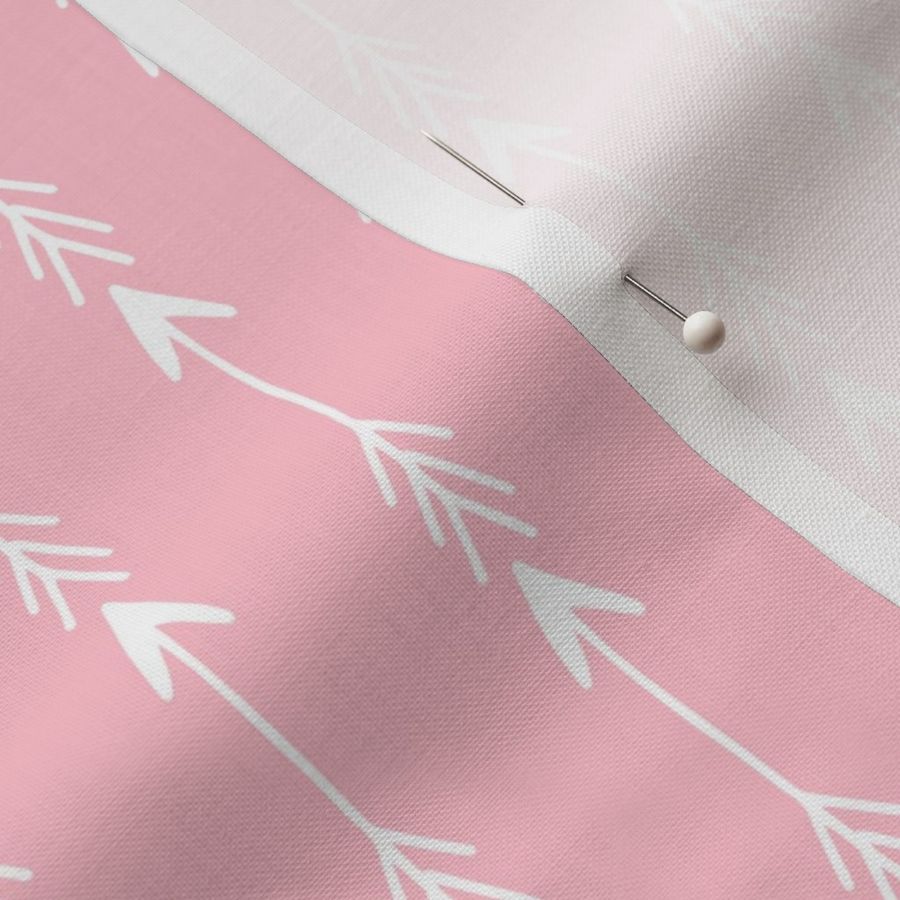 arrow fabric // nursery baby design - pink