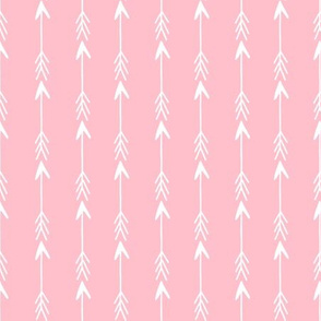 arrow fabric // nursery baby design - pink