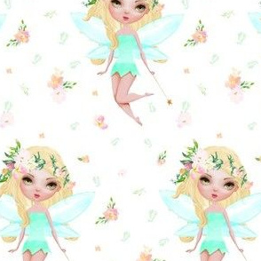 4" Floral Fairy / Mix & Match / with Flowers