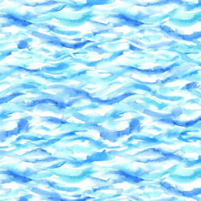 waves ocean watercolors