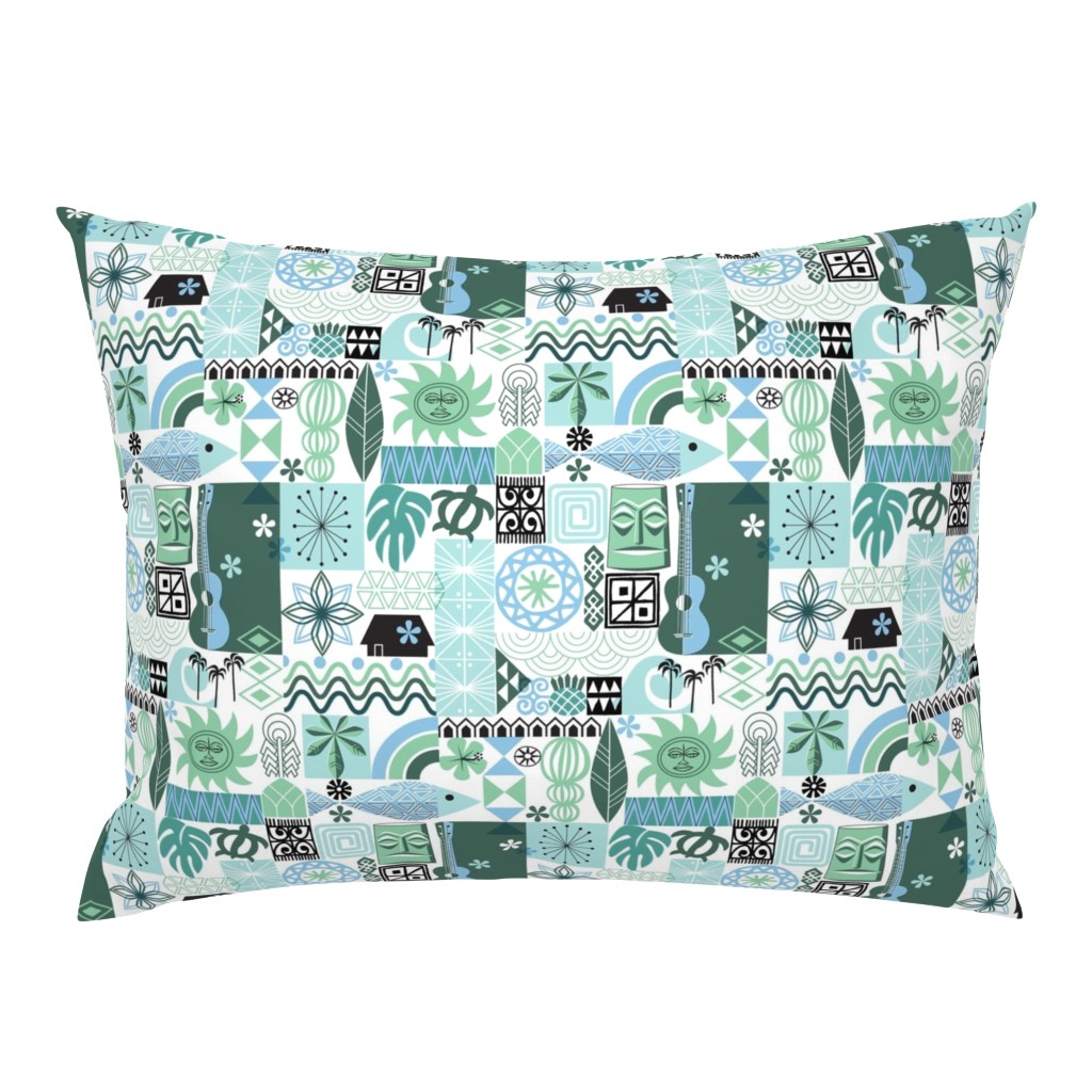 na paila* (Blue and Green) || vintage hawaiian