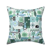 na paila* (Blue and Green) || vintage hawaiian