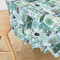 na paila* (Blue and Green) || vintage hawaiian