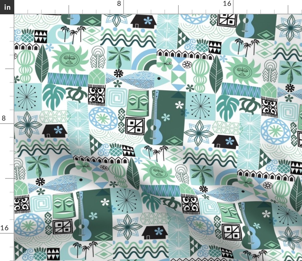 na paila* (Blue and Green) || vintage hawaiian