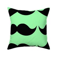 Savvy's Simple Mustache Green