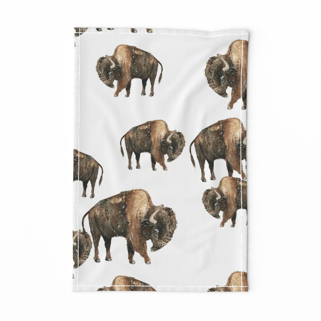 Bison Herd - Larger scale