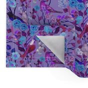 Birds and Blooms Chinoiserie {Mad Violet} Small Scale