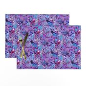 Birds and Blooms Chinoiserie {Mad Violet} Small Scale