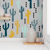 cactus mustard mint navy kids tri minimal white background trendy design for ss16 tropical trendy southwest kids nursery clothing baby decor