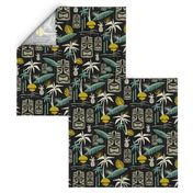 Island Tiki - Black Large