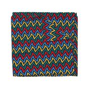 zigzag wave - navy brights