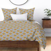 Foxy Forest (mustard/silver)