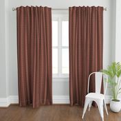 Chocolate Brown Rickrack Stripe, large