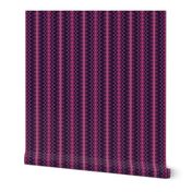 Purple and Magenta Rickrack Pinstripes