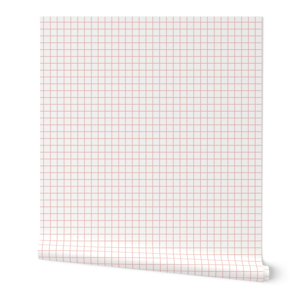 Square Grid - White Coral