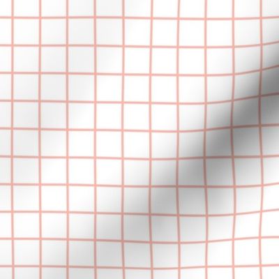 Square Grid - White Coral