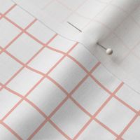 Square Grid - White Coral