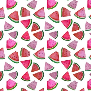 Watercolor Watermelons // LARGE