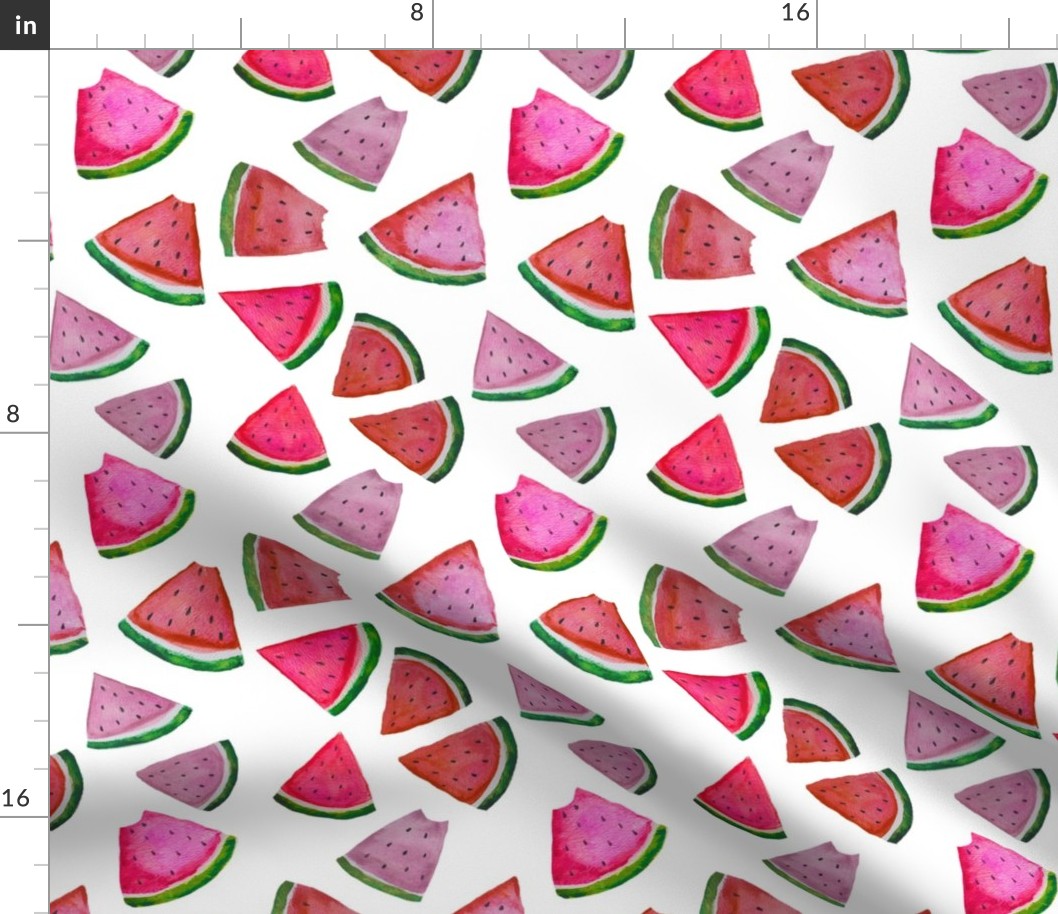 Watercolor Watermelons // LARGE