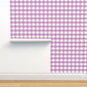 purple gingham fabric