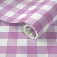 purple gingham fabric