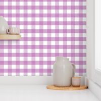 purple gingham fabric