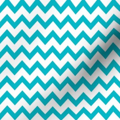 turquoise chevron fabric