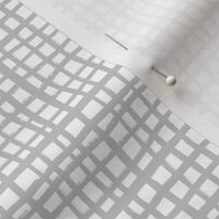 grey grid fabric