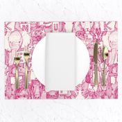 animal abc pink ivory