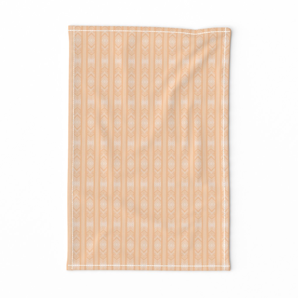 Medium - Arrowhead Stripes in Peach Pastel