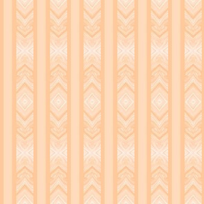 Medium - Arrowhead Stripes in Peach Pastel