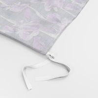 Simple Iris Pattern in Pastel Purple Small Print