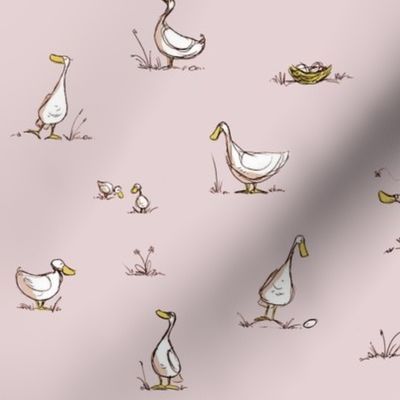 All my little duckies - light pink
