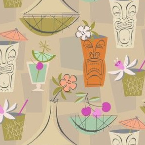 tiki lounge - tan